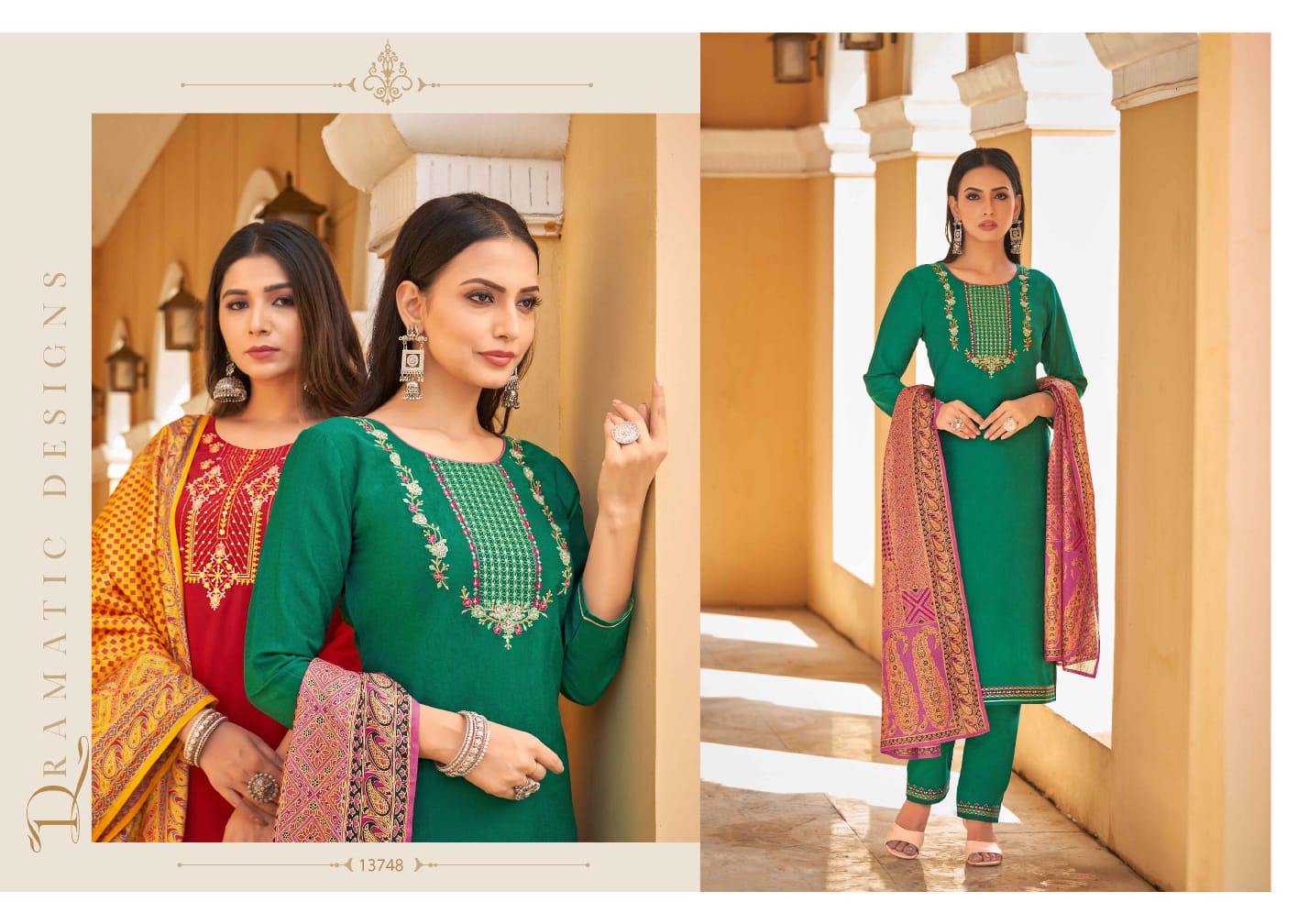 Purika 8 By Kalaroop Readymade Salwar Suits Catalog